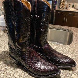 Lucchese Men’s Boots Size 10.5D Alligator/Goat